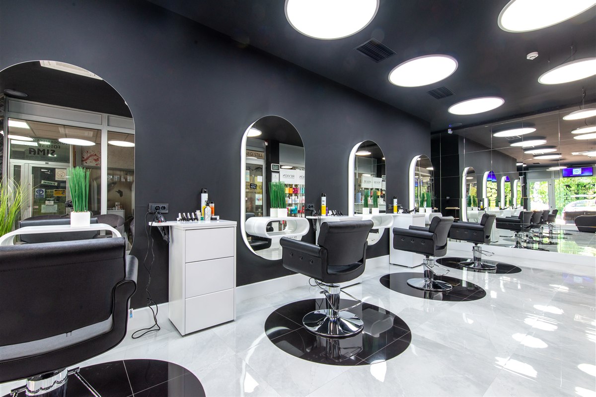 Modern beauty salon interior