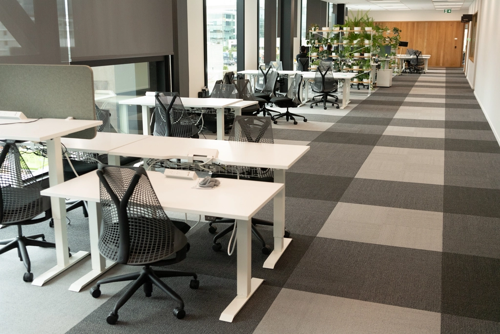 Modern open-plan office space ready for a 360 virtual tour